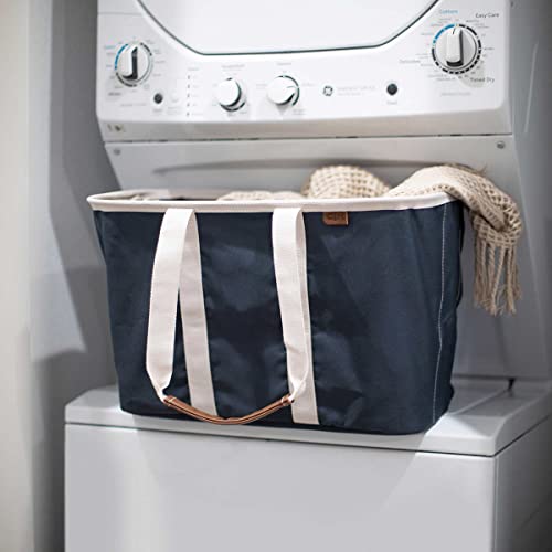 CleverMade SnapBasket LUXE Laundry Tote, 2-pack
