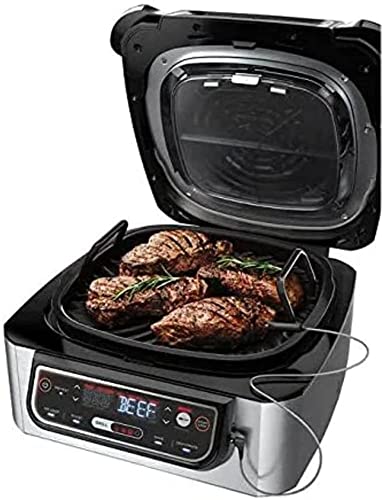 Ninja Foodi Smart Xl 6-in-1 Indoor Grill With 4-quart Air Fryer, Roast,  Bake, Dehydrate, Broil, And Smart Cook System