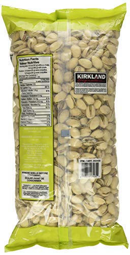 Kirkland Signature California Pistachios, Naturally Opened, 3-Pound