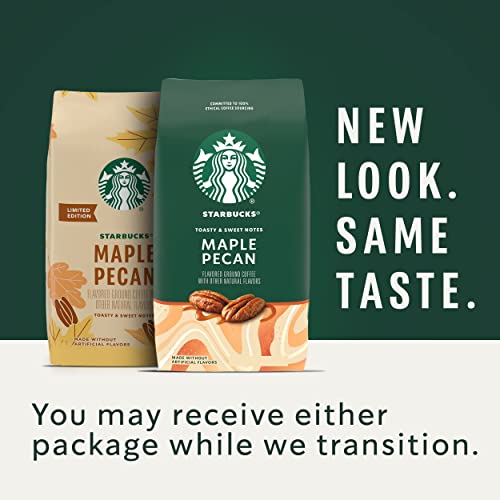 Starbucks Ground Coffee—Maple Pecan Flavored Coffee—Naturally Flavored—100% Arabica—1 bag (17 oz)