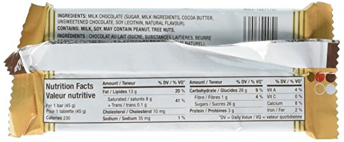 Jersey Milk Chocolate Candy Bars, 45 Grams/1.6 Ounces - 24 Pack