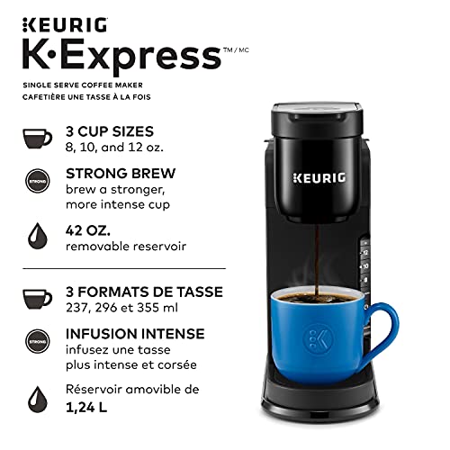 Keurig K-Express Essentials Single Serve K-Cup Pod Coffee Maker Black