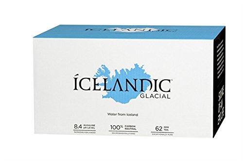 Icelandic Glacial Natural Spring Water from Iceland, 500ml, 24 Count