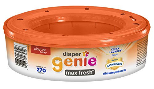 Playtex Baby Diaper Genie Max Fresh Clean Laundry Scent Diaper Disposal Pail Refill, Pack of 1