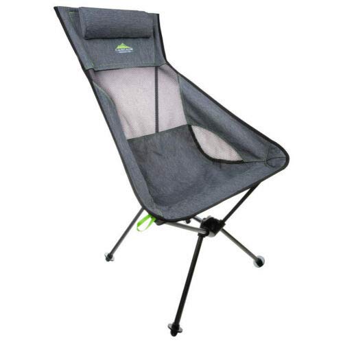 Cascade Mountain Tech Ultralight Packable High-Back Camping Outdoor Chair