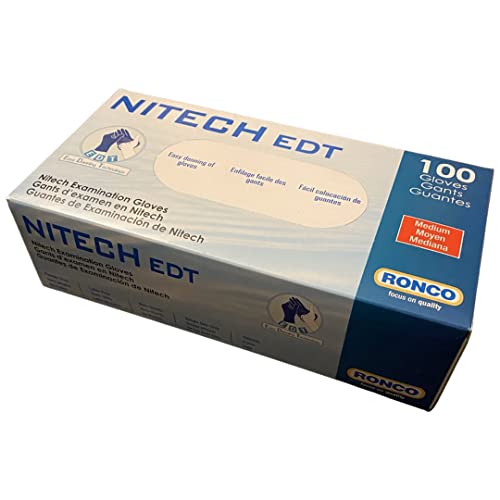 Ronco Nitech Gloves Medium (4 Pack of 100), 400 Count