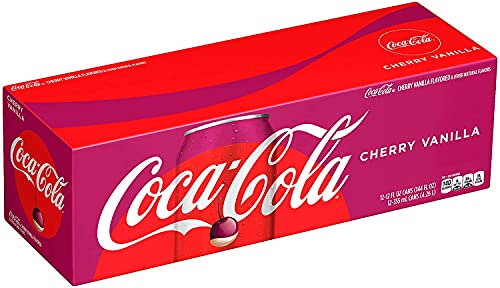 Coca-Cola, Coke, Cherry Vanilla 355ml x 12, Bundle, (2 Pack, 24 Cans)