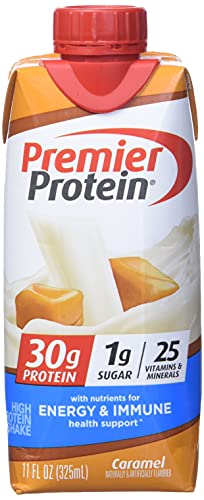 Premier Protein Shake Caramel 18 Pack/ 11 Fl Oz Net Wt 198 Fl Oz, 198 Fluid_Ounces