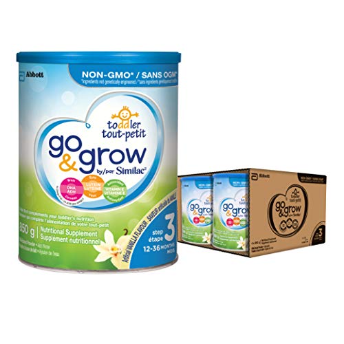 Similac Go & Grow By Similac Step 3 Toddler Drink, Powder, 4 X 850 G, Vanilla Flavour 3400 Gram
