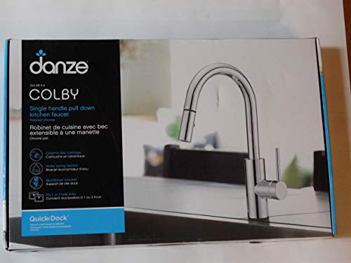 Danze Colby Single Handle Pull Down Kitchen Faucet