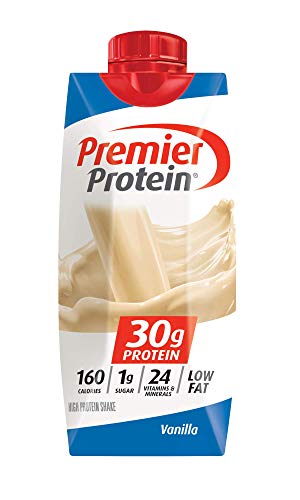 Premier Protein 30g Protein Shake, Vanilla, 11 fl oz Bottle, (4 Count)