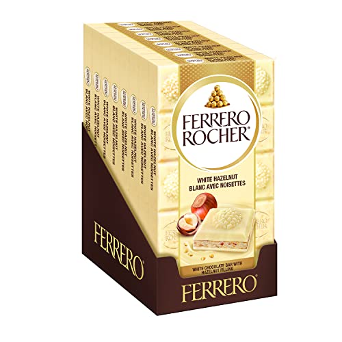 Ferrero Rocher White Hazelnut Bar, 8 bars, 720 g