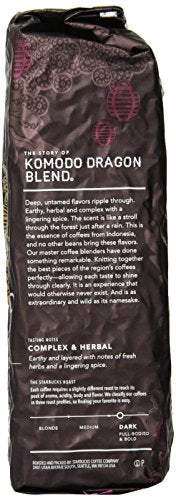 Starbucks Komodo Dragon Blend®, Whole Bean Coffee (1lb)