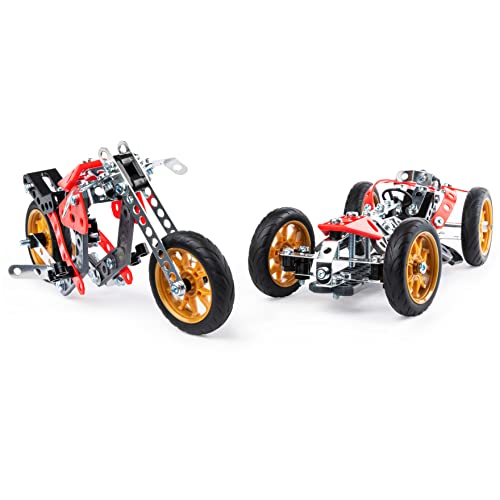 MECCANO 5-in-1 Street Fighter Bike, S.T.E.A.M. Building Kit, for Ages 10 and Up