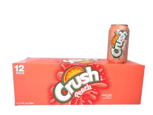 Crush Peach Soda 12oz Cans