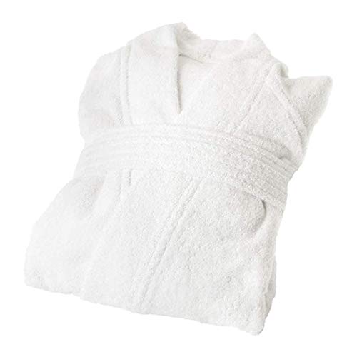 IKEA Rockan Bathrobe White 003.919.18 Size: S/M