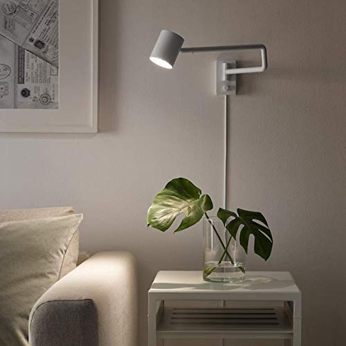 Ikea Nymane Wall lamp with Swing arm White 003.570.09