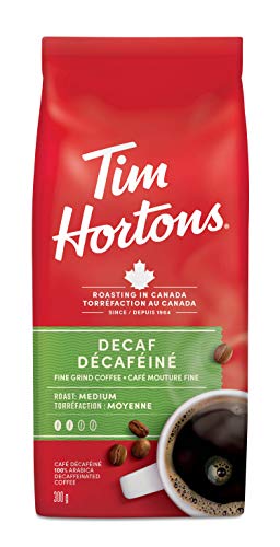 Tim Hortons Decaf Coffee, Fine Grind, Medium Roast, 6 x 300g Multipack Bag (1.8kg)