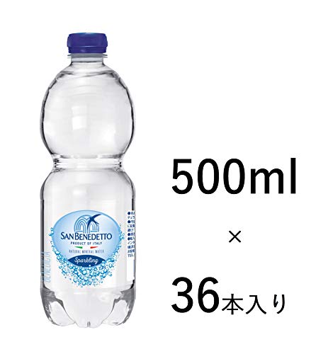 San Benedetto (Sanbenedetto) 500mlX36 this natural sparkling mineral water [regular imported goods]