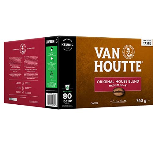 Van Houtte Original House Blend Medium Roast Coffee, 2 x 80 K-Cup Pods