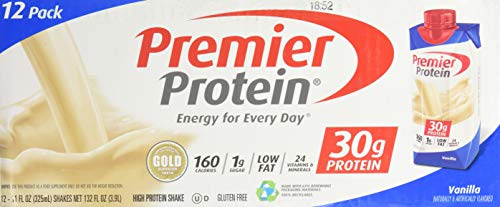 Premier Protein 30g Protein Shakes. (Vanilla (11 Fl. Oz, 12 Pack))