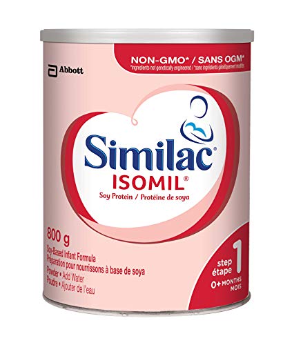 Similac Isomil Step 1 Non-gmo Baby Formula Powder, Lactose-free, 0+ Months, Red, 800g