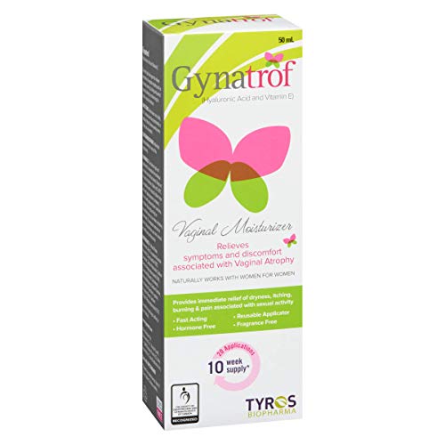 Gynatrof Natural Vaginal Moisturizer | Hyaluronic Acid & Vitamin E | Eliminates Vaginal Dryness | Fast Acting, Hormone Free & Fragrance Free | 15ml