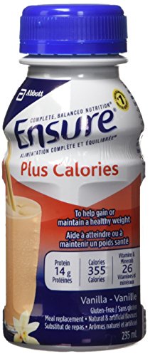 Ensure Plus Calories Vanilla, 235mL Bottle, 24-Pack