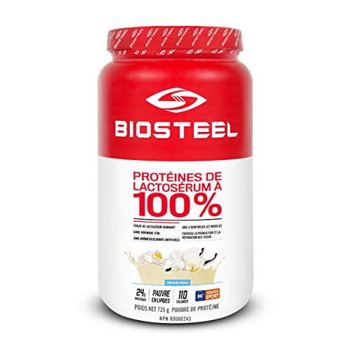 BioSteel 100% Whey Protein Powder, rBGH Hormone Free and Non-GMO Post Workout Formula