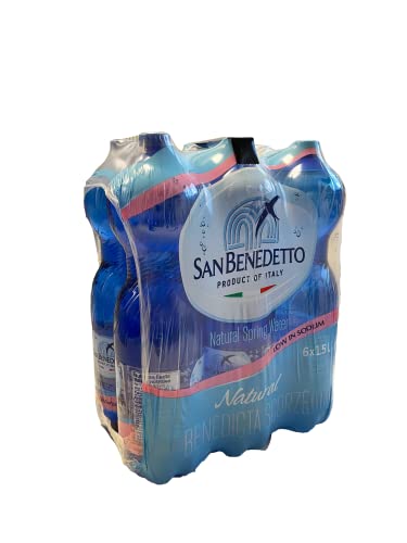 San Benedetto Mineral Water 6X1.5L, 9 Liter