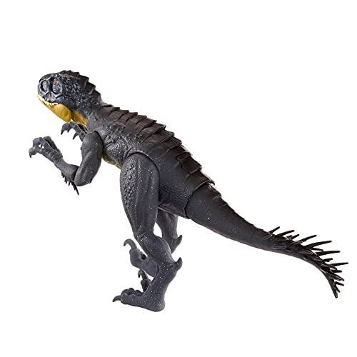 Jurassic World Slash ‘N Battle Scorpios Rex Action & Sound Dinosaur Figure  Camp Cretaceous with Movable Joints, Slashing & Tail Whip Motions & Roar