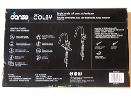 Danze Colby Single Handle Pull Down Kitchen Faucet