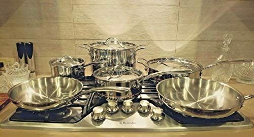 Kirkland Signature COS1119338 Cooking & Dining›Cookware›Pots & Pans Pot & Pan Sets, Stainless Steel