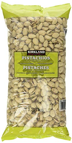 Kirkland Signature California Pistachios, Naturally Opened, 3-Pound