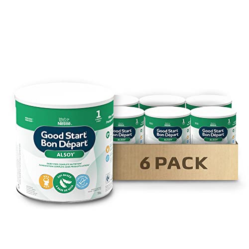 NESTLÉ Good Start Alsoy Baby Formula Powder with Omega, 730g, 6 Count, Packaging May Vary