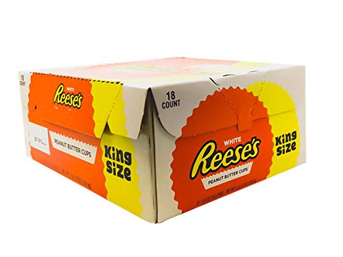 Hershey Reese White Peanut Butter Cups, King Size, 50.4 Ounce