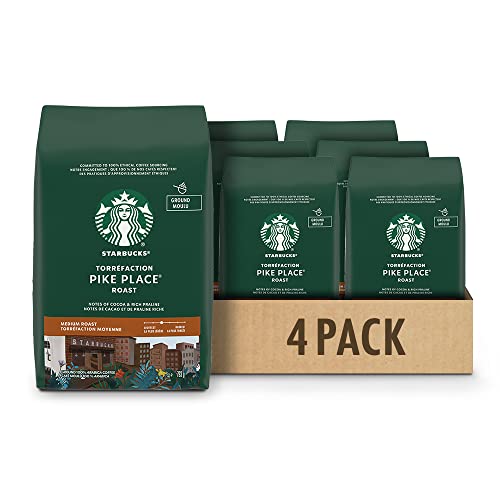 Starbucks Pike Place Roast Ground Coffee, Medium Roast