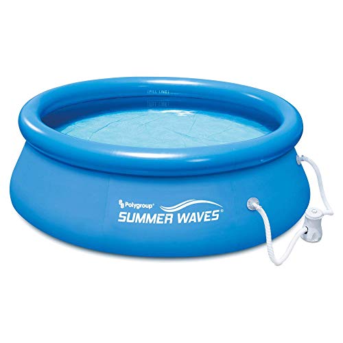 Summer Waves Above Ground Inflatable Pool, 8-ft x 26-in