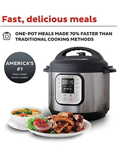 Instant Pot Duo 8 Qt 7-in-1 Multi-Use Programmable Pressure Cooker, Slow Cooker, Rice Cooker, Steamer, Saut, Yogurt Maker and Warmer