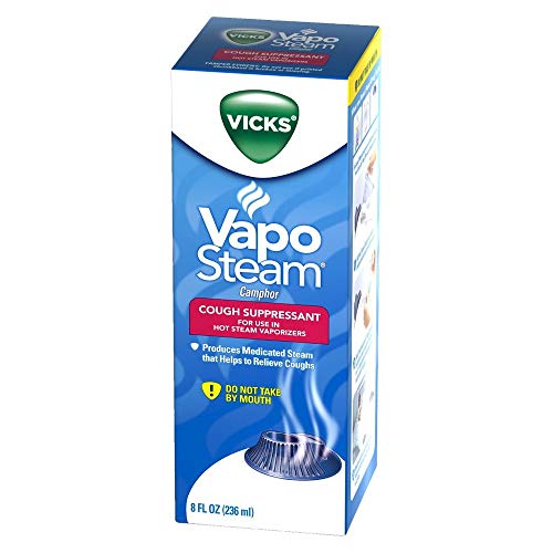 Vicks Vapo Steam Liquid Medication for Hot Steam Vaporizers - 8 oz, Pack of 6