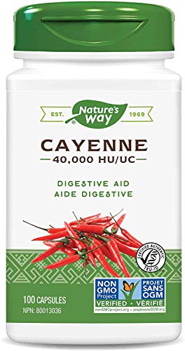 Nature's Way Cayenne Pepper 40,000 HU 100 Veg Caps