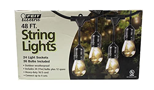 Outdoor LED Filament String Light 48 Feet