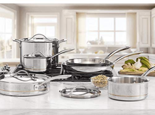 Kirkland Signature COS1119338 Cooking & Dining›Cookware›Pots & Pans Pot & Pan Sets, Stainless Steel