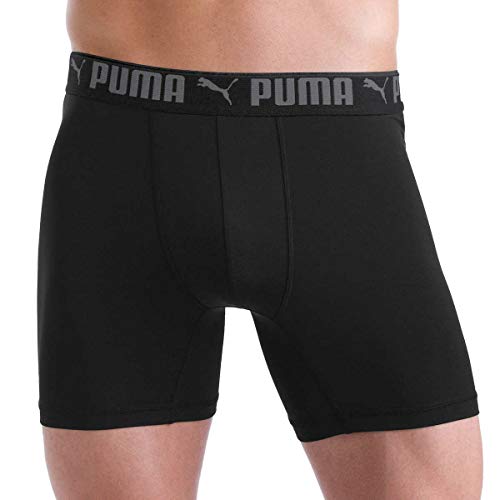 Puma Men's Microfiber Boxer Brief, 5-pack