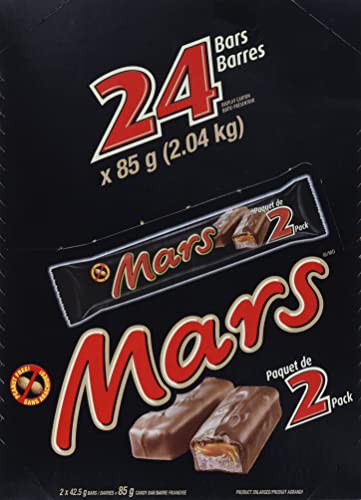 Mars 2-Piece King Size Chocolate 85g, 24-Count