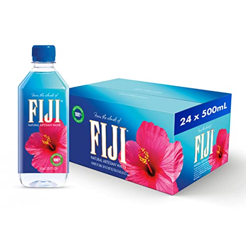 Fiji Natural Artesian Water, 16.9-Ounce Bottles (Pack of 24)