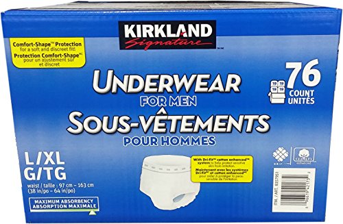 Kirkland Signature Kirkland signature protective underwear men l/xl 76 count, 76 count