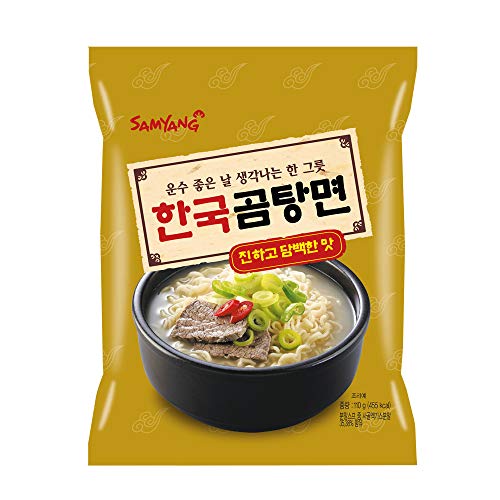 Samyang Ramen Best Korean Noodles (Korean Gomtang, 10 Pack)