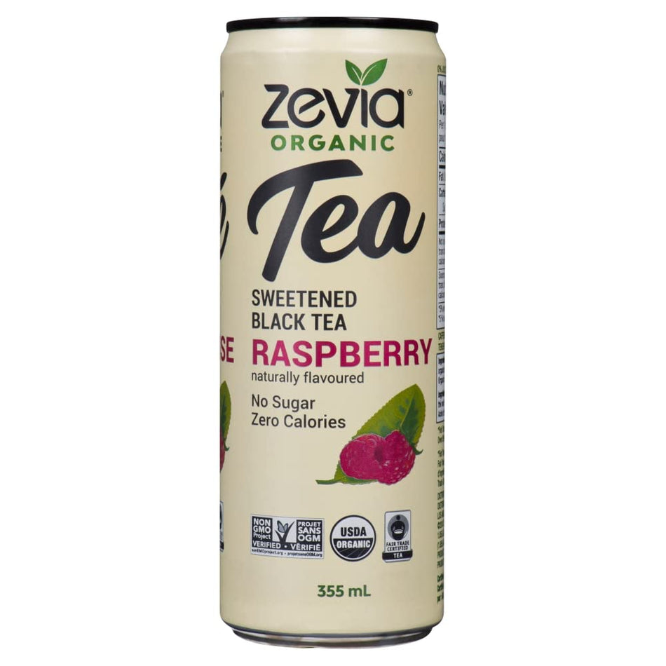 Zevia Raspberry Black Tea 12x355ml