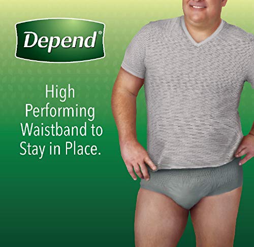 Depend fit Flex Incontinence Underwear for Men Maximum Absorbency, XL